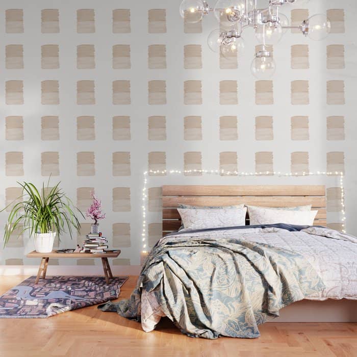 Warm Beige Abstract Minimalism #1 #Minimal #Ink #Decor #Art #Homestorie Wallpaper