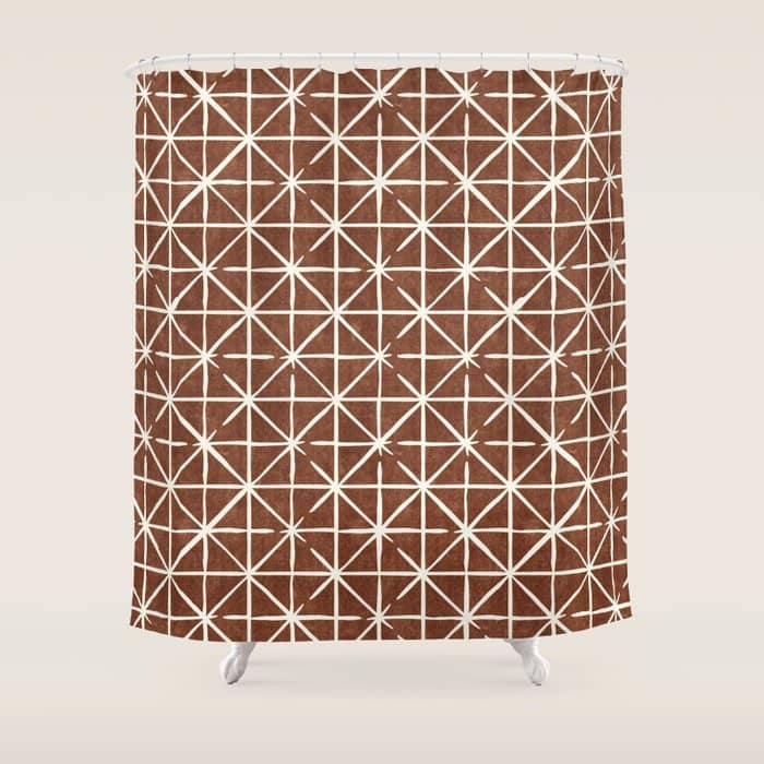 Geometric Triangles - Brandywine Shower Curtain