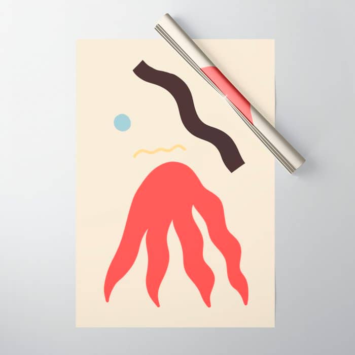 Abstract Portrait Of Anastasia Wrapping Paper