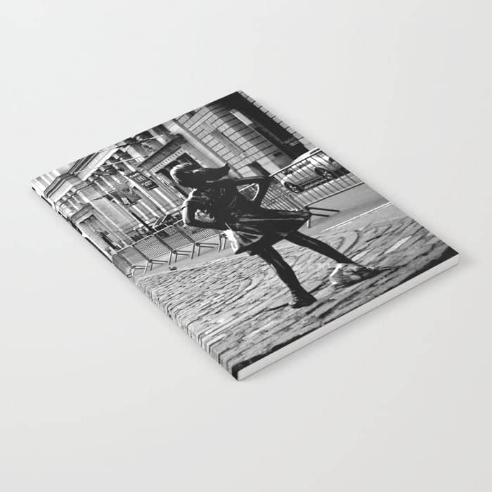 Fearless Girl And The Charging Bull Notebook