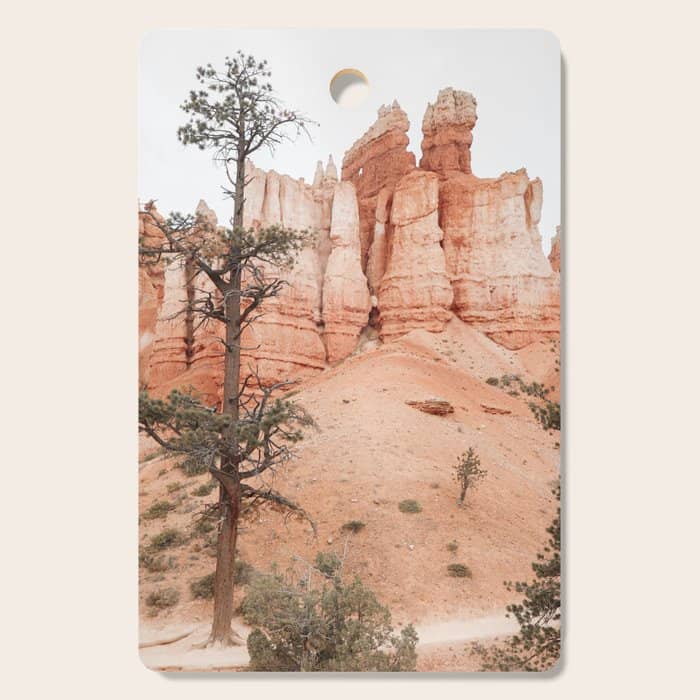 Landscape Of Bryce National Park Photo | Utah Nature Art Print | Usa Digital Travel Photography Cutting Board