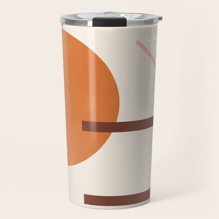 Abstraction_geometric_shape_art_minimalism_001c Travel Mug