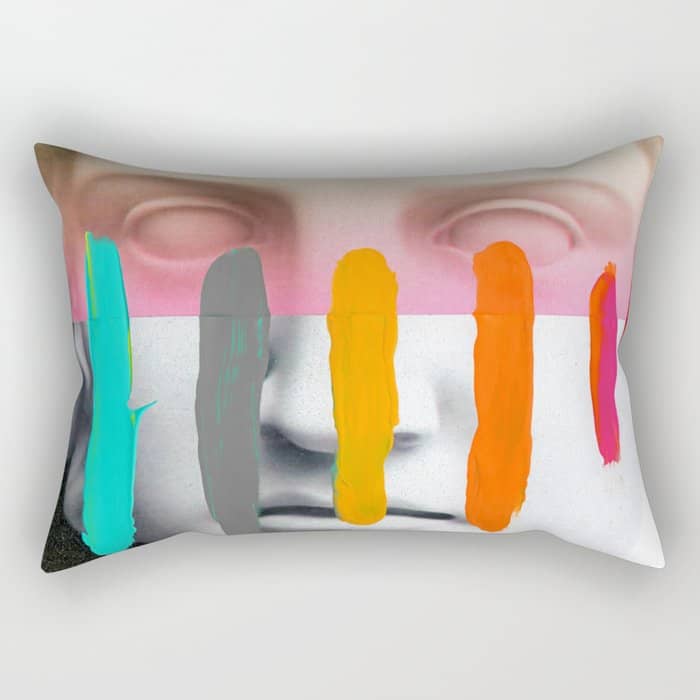 Composition On Panel 2 Rectangular Pillow