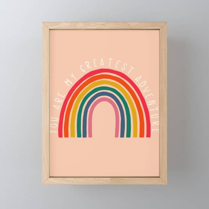 You Are My Greatest Adventure Mini Art Print