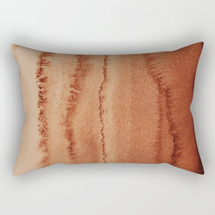 Within The Tides - Cinnamon Dark Rectangular Pillow