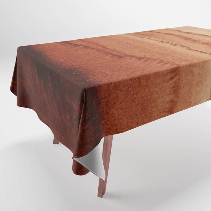 Within The Tides - Cinnamon Dark Tablecloth