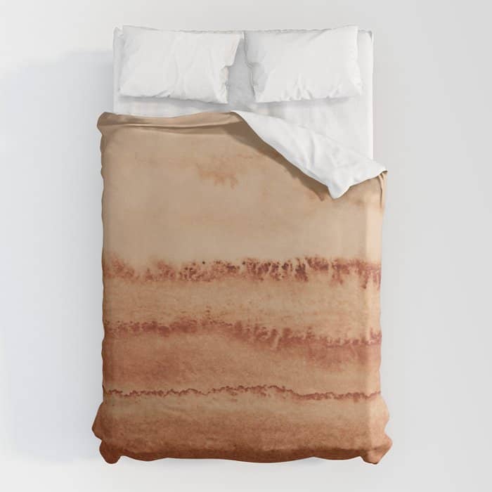 Within The Tides - Cinnamon Dark Duvet Cover
