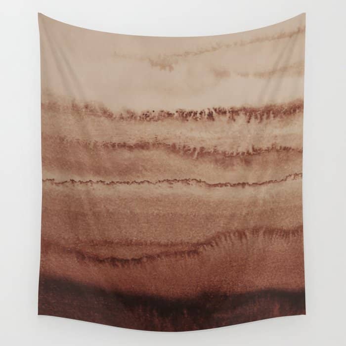 Within The Tides - Cinnamon Dark Wall Tapestry