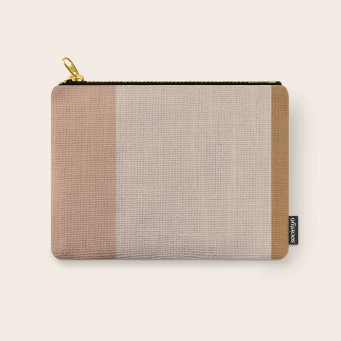 Contemporary Color Block X Carry All Pouch