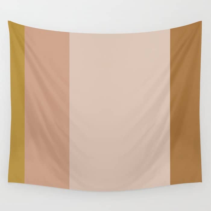 Contemporary Color Block X Wall Tapestry