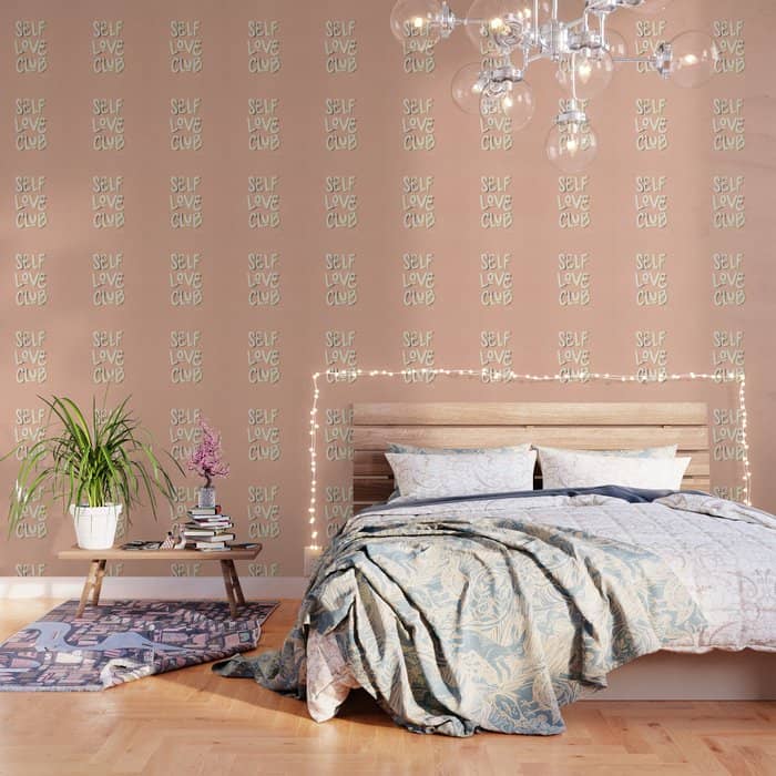 Self Love Club - Blush & Gold Palette Wallpaper
