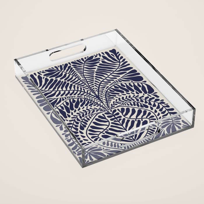 One Hundred-Leaved Plant #11 Acrylic Tray