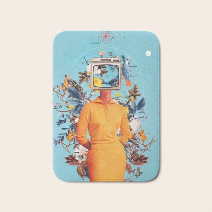 Don'T Feed The Monitors With Your Dreams Bath Mat