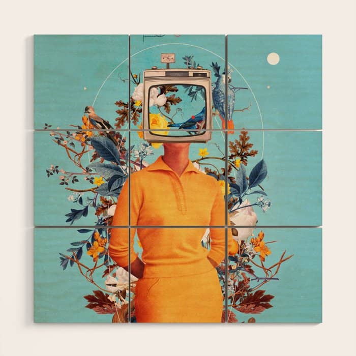 Don'T Feed The Monitors With Your Dreams Wood Wall Art