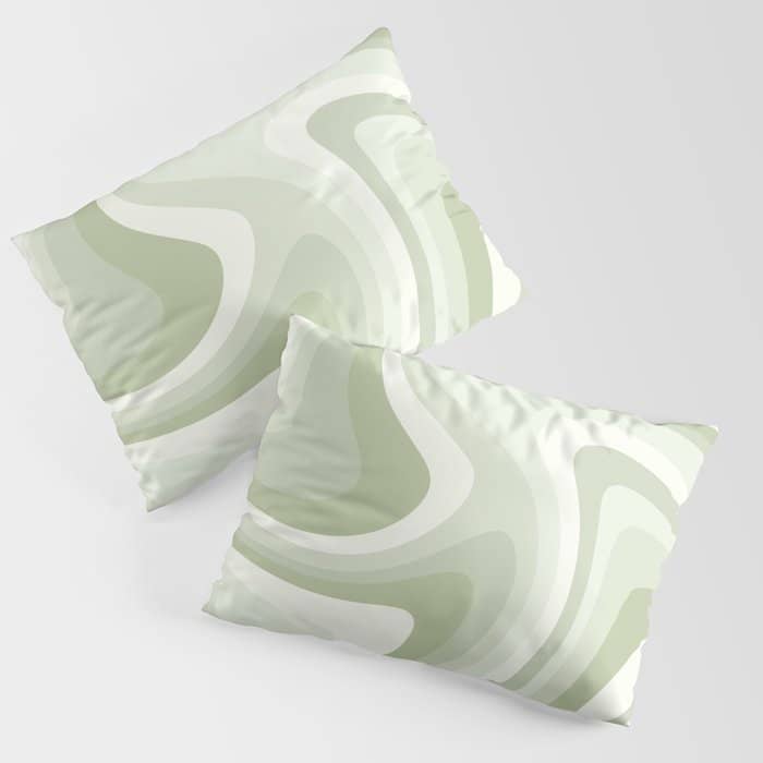 Abstract Wavy Stripes Lxxviii Pillow Sham
