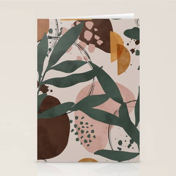 Abstract Nature Painting 89 Stationery Card