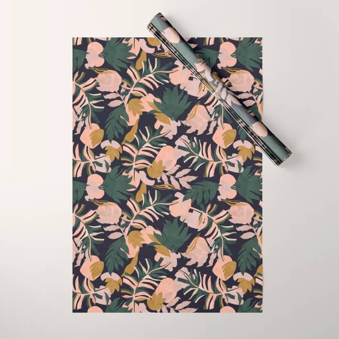 Abstract Nature Tropical 34 Wrapping Paper