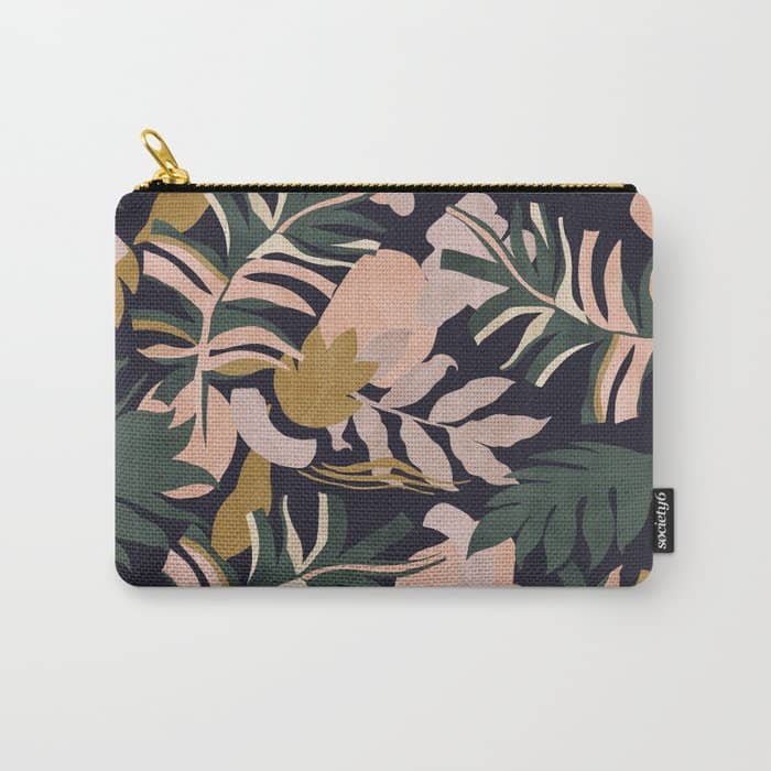 Abstract Nature Tropical 34 Carry All Pouch