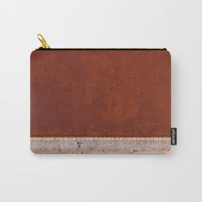 Pink And Red Salt Lake In Italy Carry All Pouch