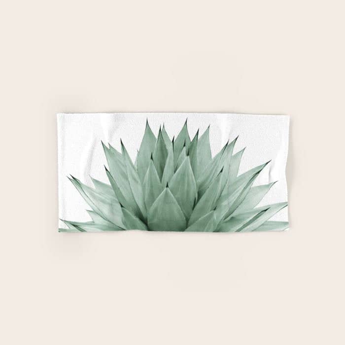 Agave Green Summer Vibes #1 #Tropical #Decor #Art #Homestorie Bath Towel