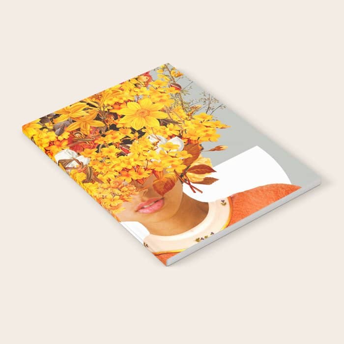 I Saw You Flower In The Reflection Of My Soul Notebook