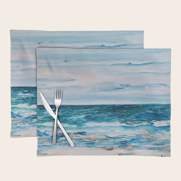 Cabo Beach Mexico Watercolor #1 Placemat