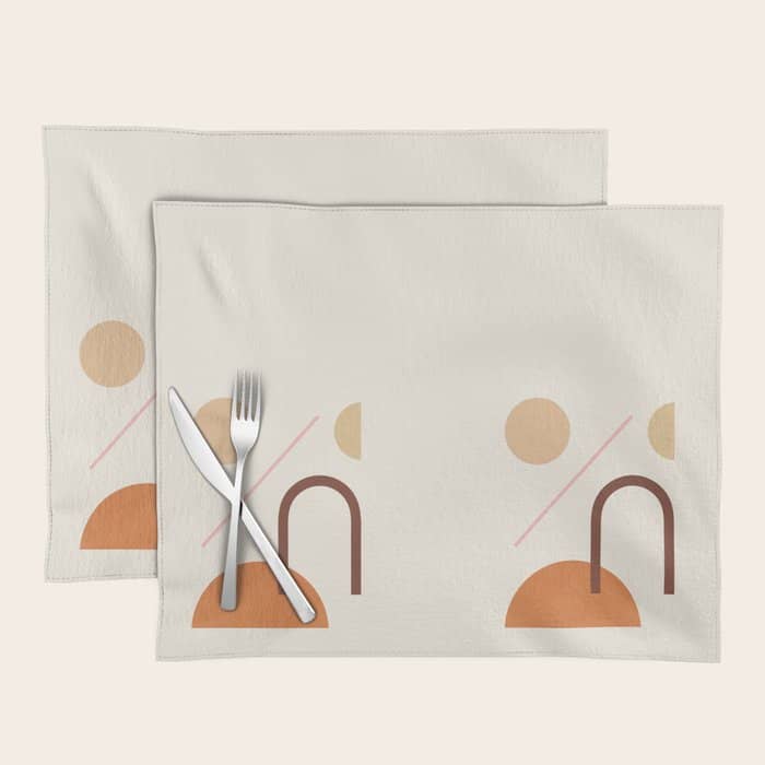 Abstraction_geometric_shape_art_minimalism_001c Placemat