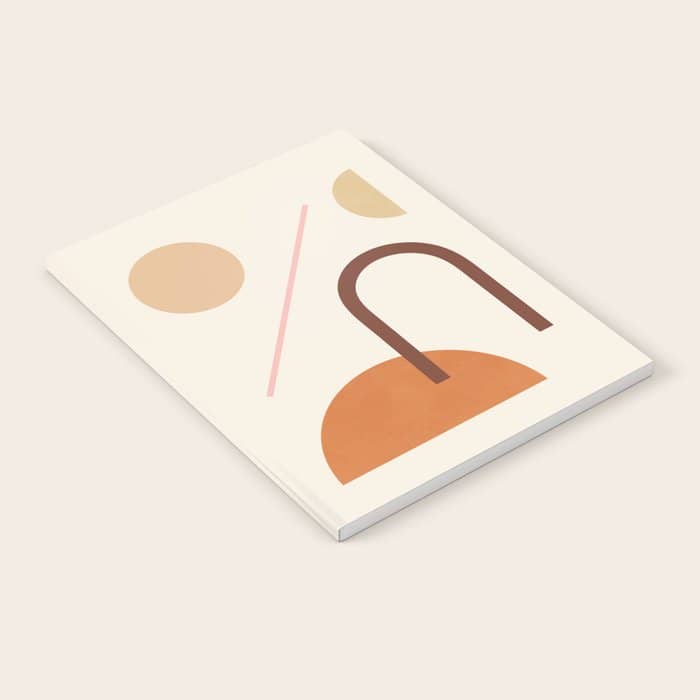 Abstraction_geometric_shape_art_minimalism_001c Notebook
