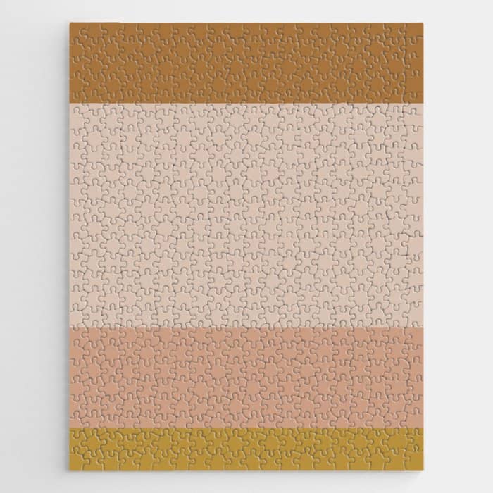 Contemporary Color Block X Jigsaw Puzzle