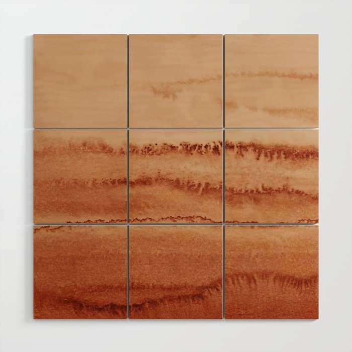 Within The Tides - Cinnamon Dark Wood Wall Art
