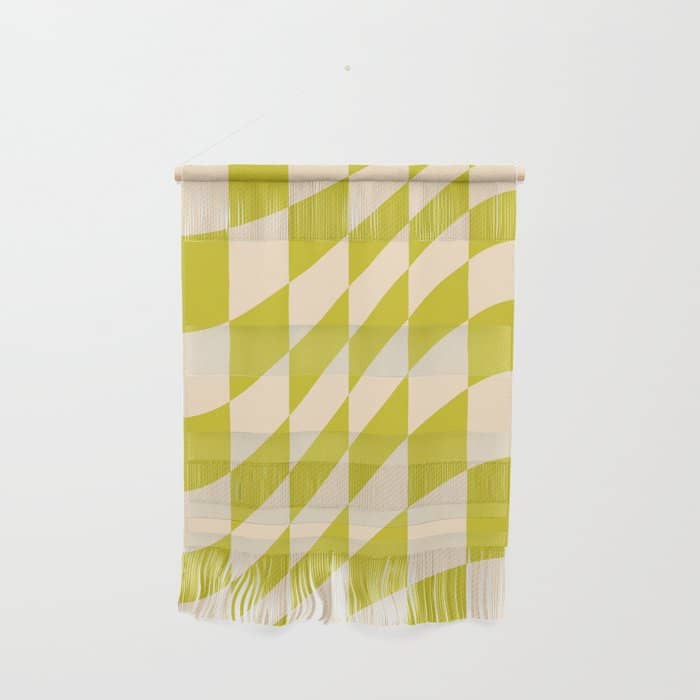 Modern Twenties Green Pattern Wall Hanging