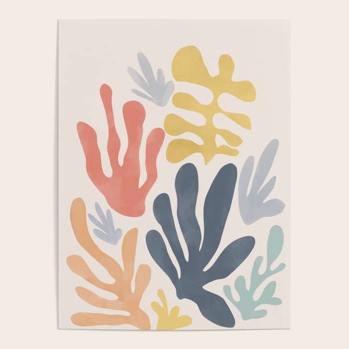 Matisse Cutouts Homage - Abstract Painting Poster