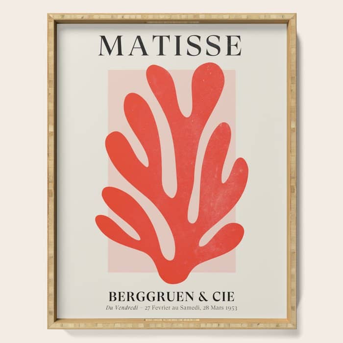 Jazz Leaf: Matisse Edition | Mid Century Series Serving Tray