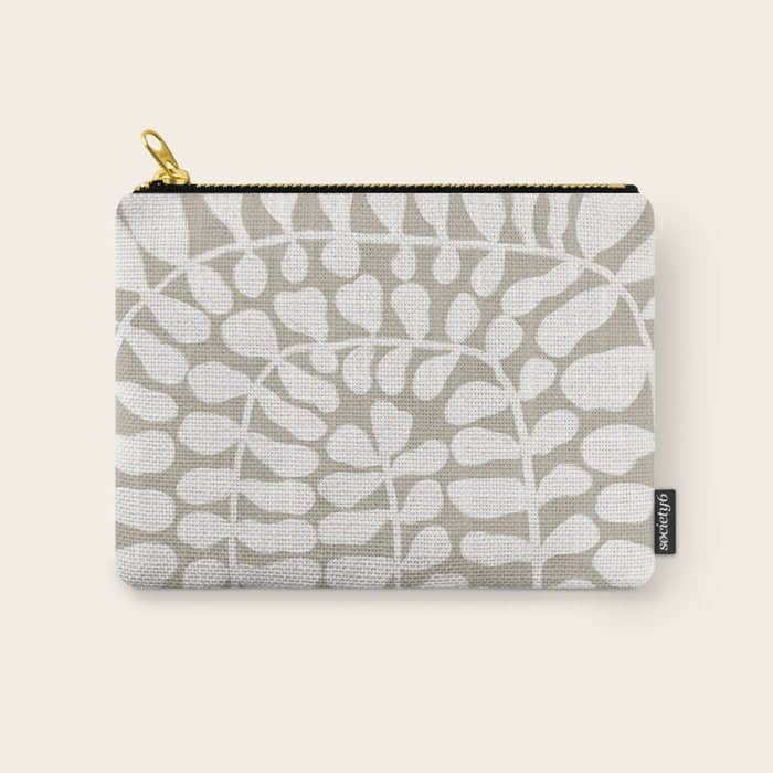 One Hundred-Leaved Plant #3 Carry All Pouch