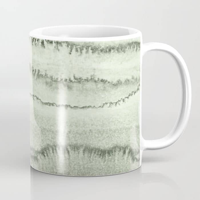 Within The Tides - Sage Green By Ms  Coffee Mug