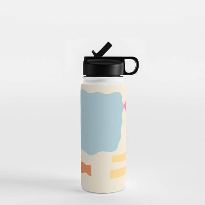 Abstract Portrait Of Alyona Water Bottle