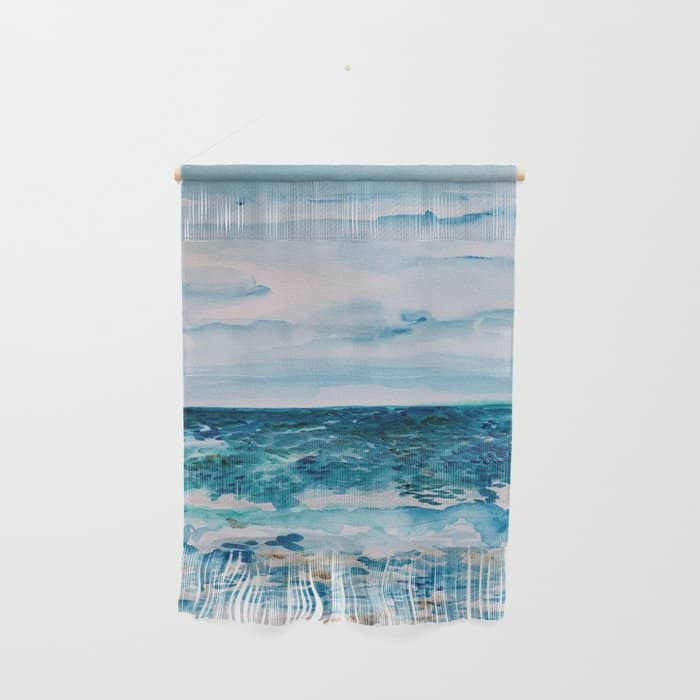 Cabo Beach Mexico Watercolor #1 Wall Hanging