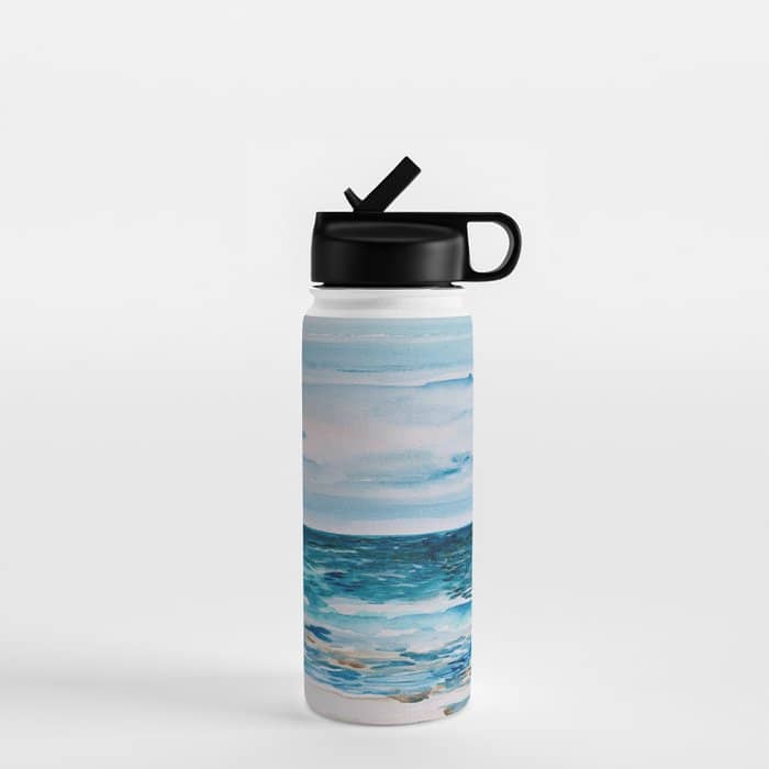 Cabo Beach Mexico Watercolor #1 Water Bottle