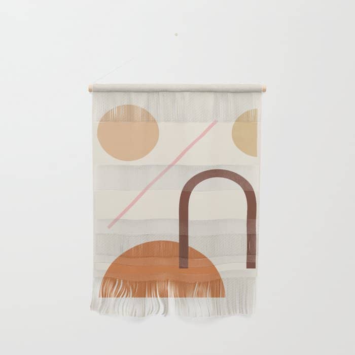 Abstraction_geometric_shape_art_minimalism_001c Wall Hanging