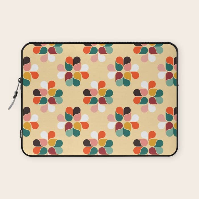 Retro Geometry Pattern No2 Laptop Sleeve