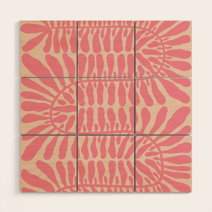 One Hundred-Leaved Plant #9 Wood Wall Art