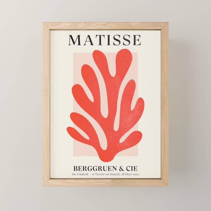Jazz Leaf: Matisse Edition | Mid Century Series Mini Art Print