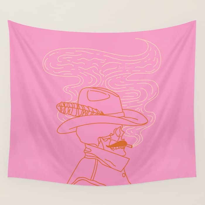 Love Or Die Tryin - Cowhand Wall Tapestry
