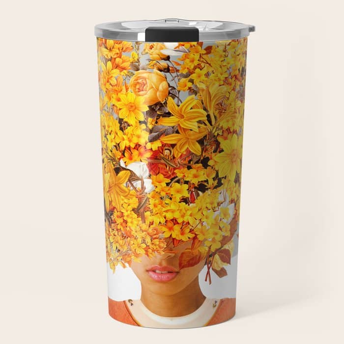 I Saw You Flower In The Reflection Of My Soul Travel Mug