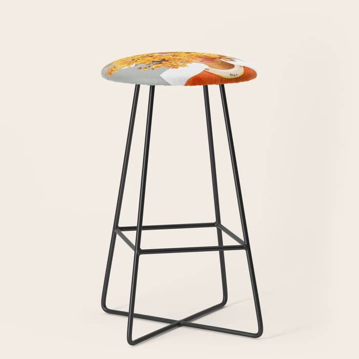 I Saw You Flower In The Reflection Of My Soul Stool