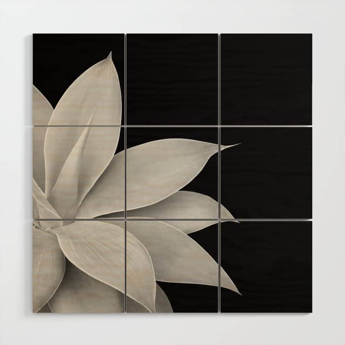 Agave Finesse #2 #Tropical #Decor #Art #Homestorie Wood Wall Art