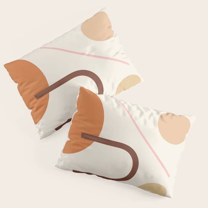 Abstraction_geometric_shape_art_minimalism_001c Pillow Sham