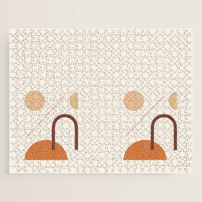 Abstraction_geometric_shape_art_minimalism_001c Jigsaw Puzzle