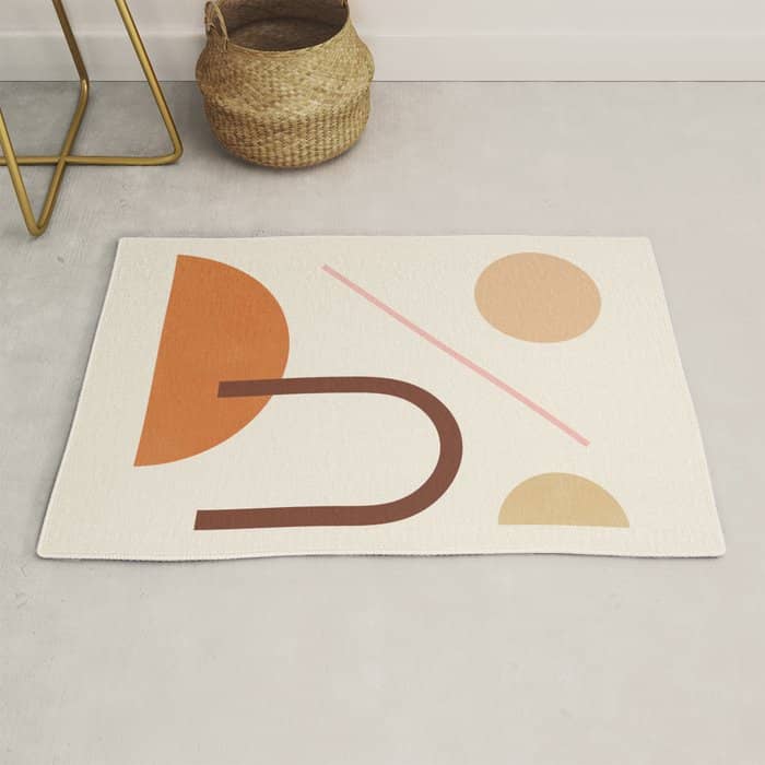 Abstraction_geometric_shape_art_minimalism_001c Rug