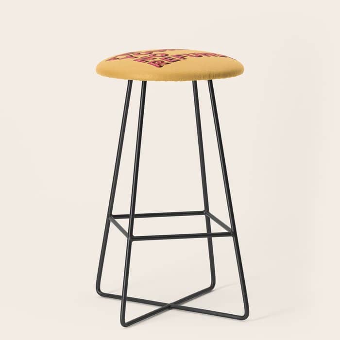 I Am Yours No Refunds - Typography Stool